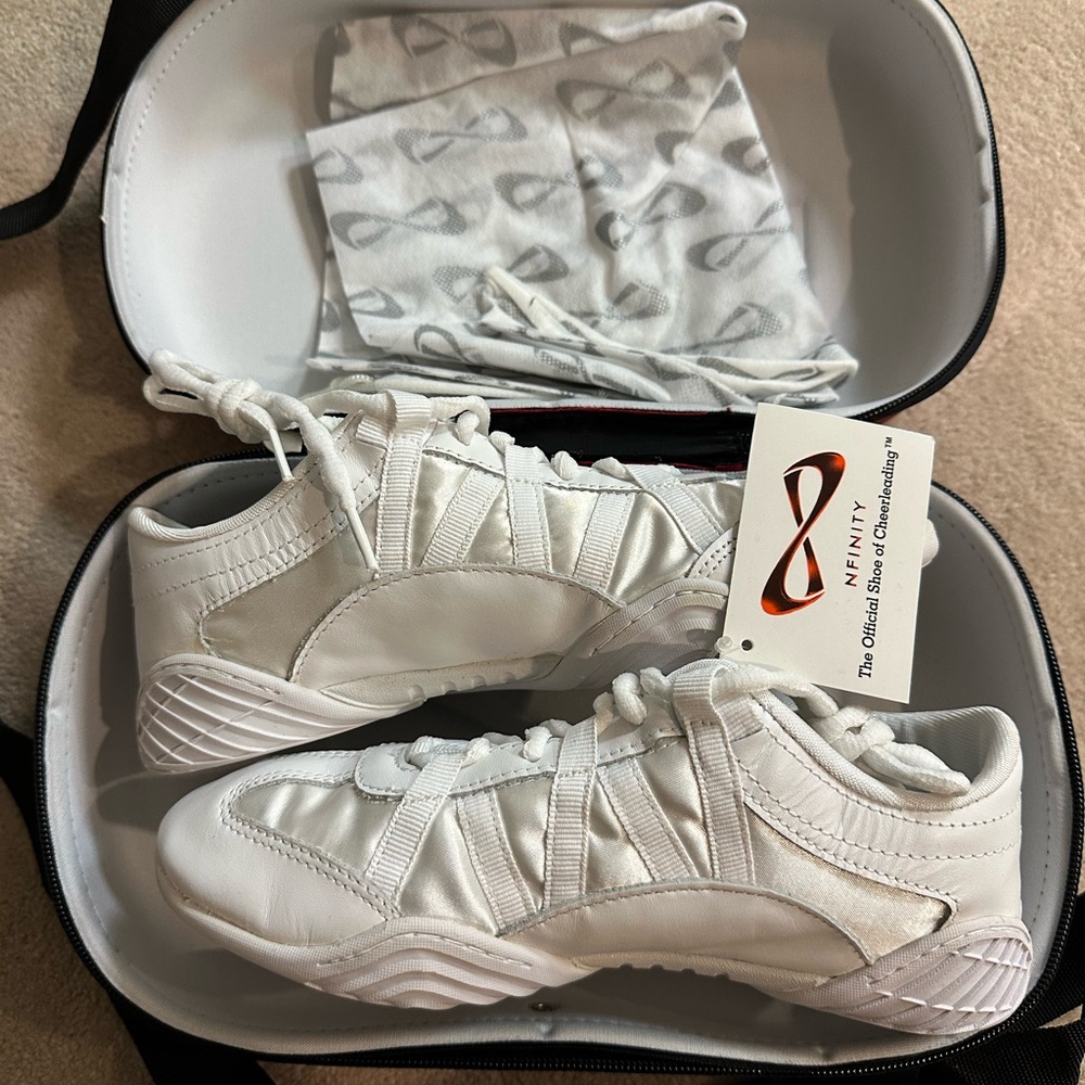 Nfinity White Cheer Shoes